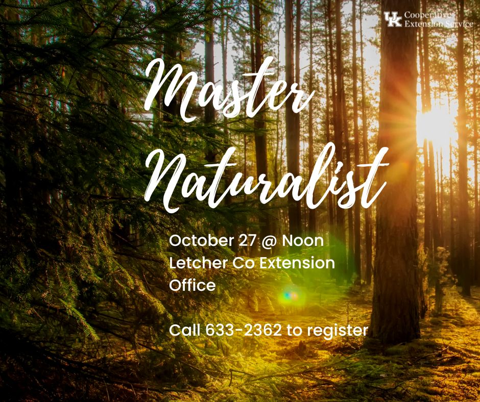 Master Naturalist Program Introductory Class