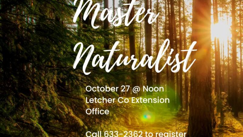 Master Naturalist Program Introductory Class