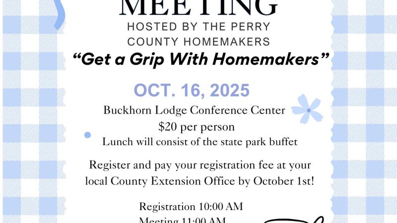 Quicksand Area Homemaker Meeting